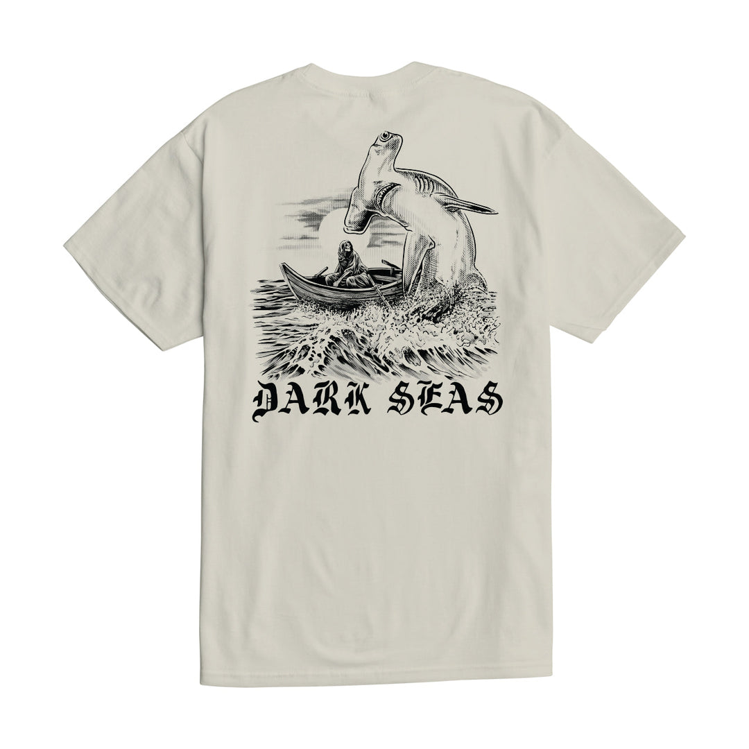 Dark Seas HAMMERHEAD STOCK T-SHIRT - CREAM - Sun Diego Boardshop