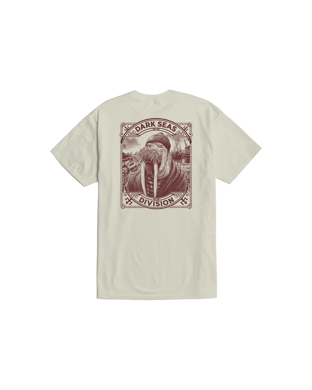 Dark Seas Seaworthy Ii Stock T-Shirt - Cream - Sun Diego Boardshop