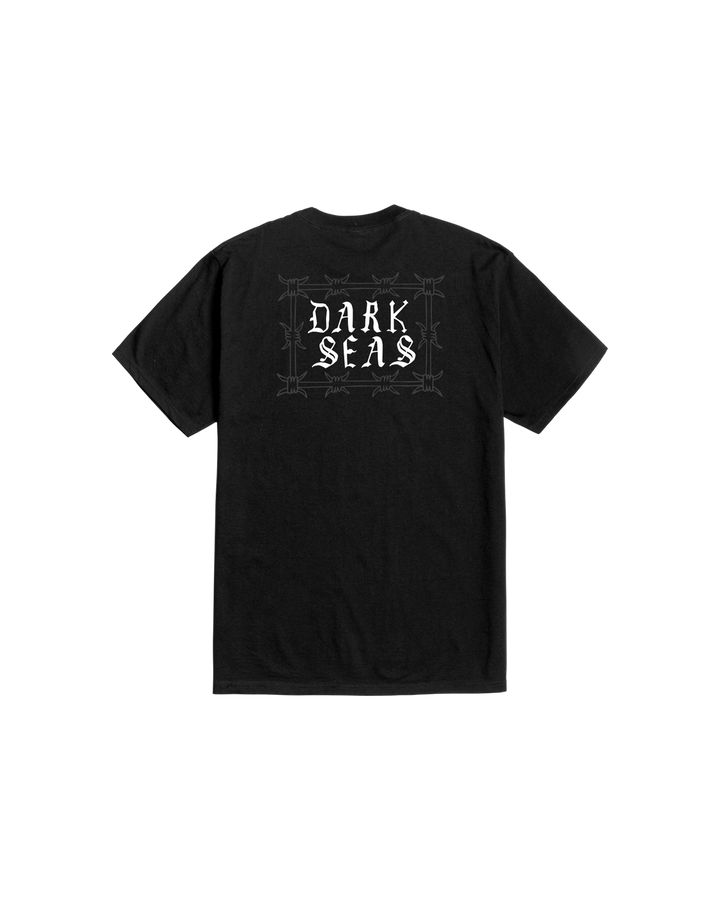 Dark Seas Keep Out Stock T-Shirt - BLACK - Sun Diego Boardshop