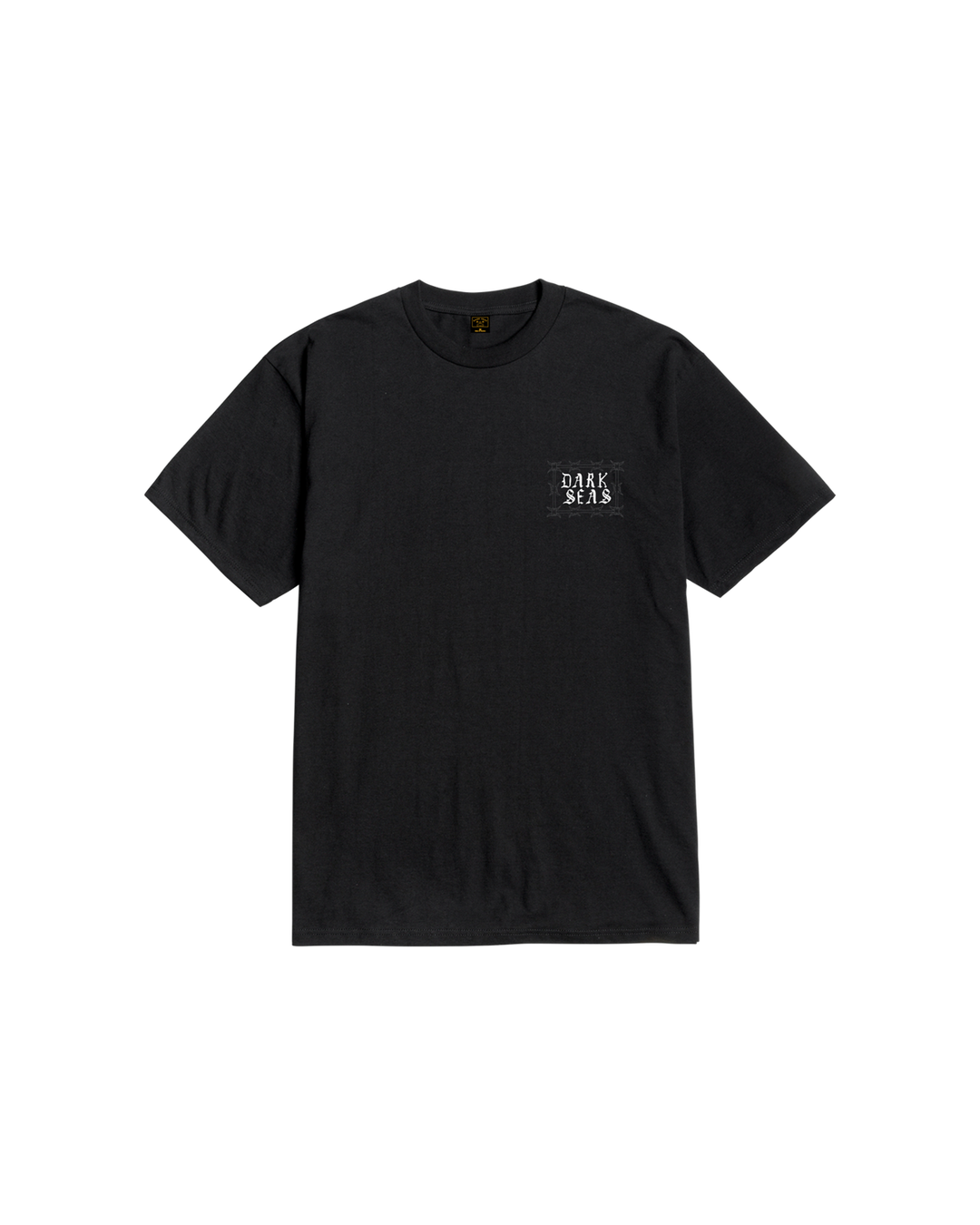 Dark Seas Keep Out Stock T-Shirt - BLACK - Sun Diego Boardshop