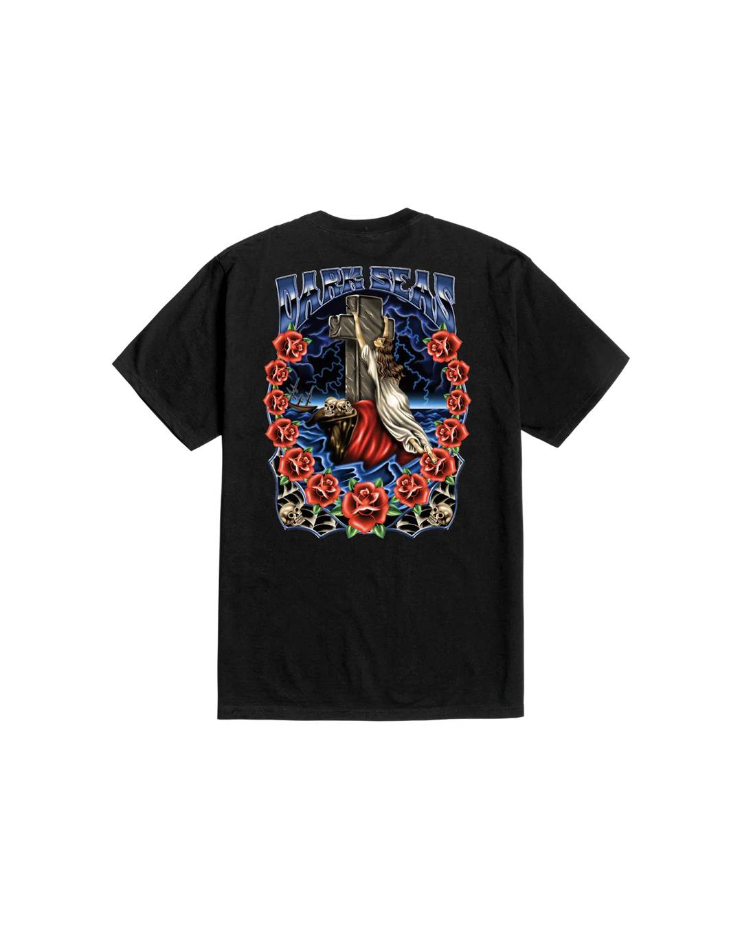 Dark Seas Rock Solid Stock T-Shirt - Black - Sun Diego Boardshop