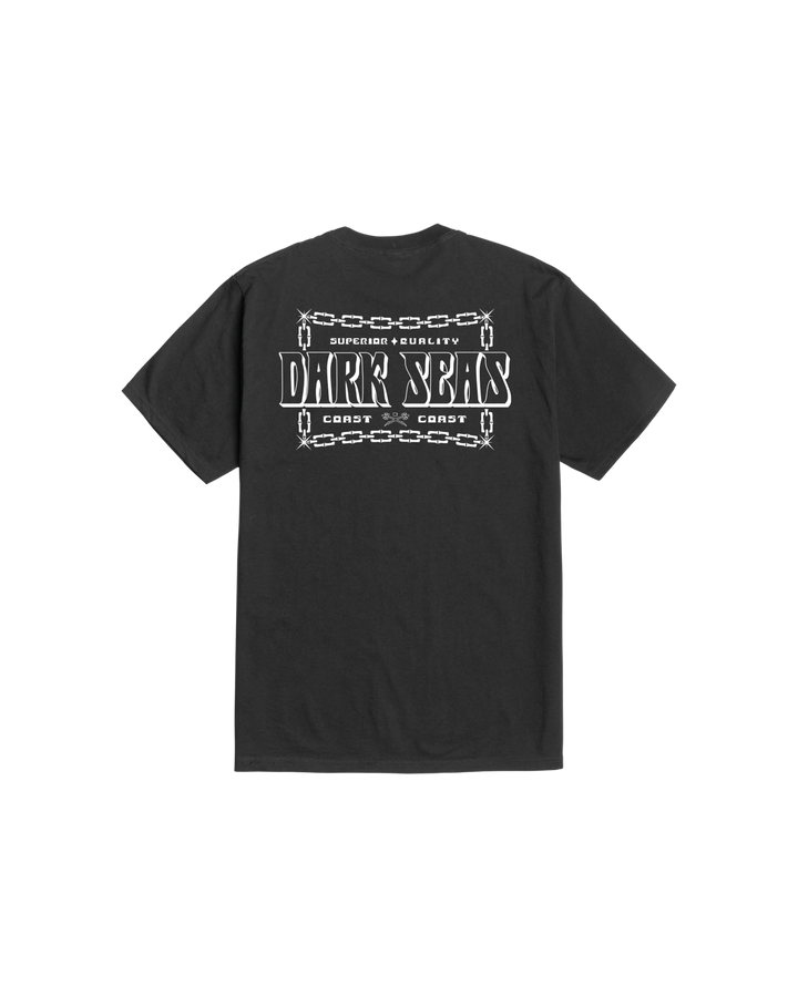Dark Seas Men's Chain Breaker Stock T-Shirt - Black - Sun Diego Boardshop