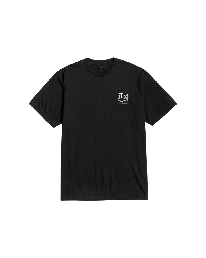 Dark Seas Men's White Sea Bass Stock T-Shirt - Black - Sun Diego Boardshop