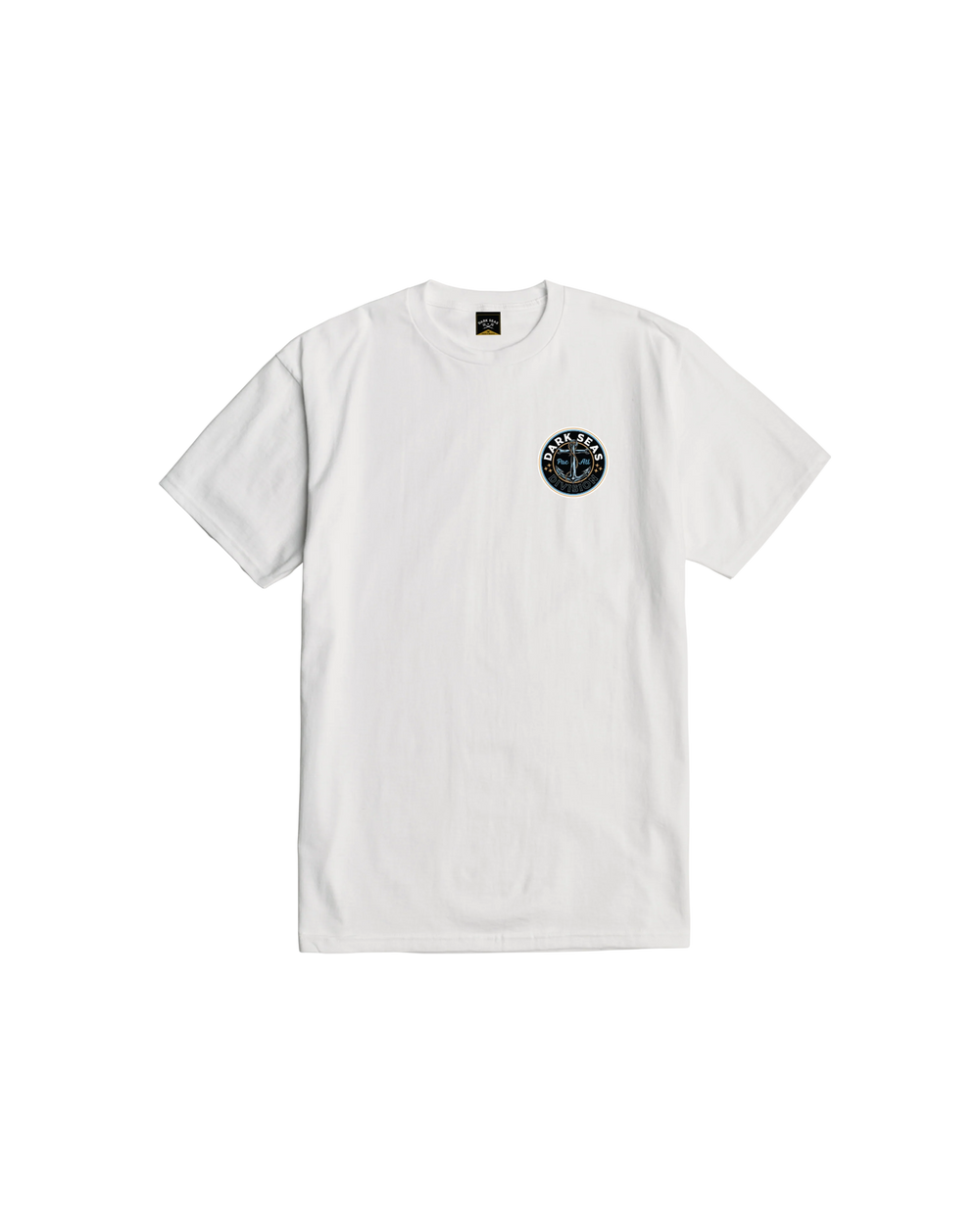 Dark Seas Men's Anchors Up Stock T-Shirt - Vintage White - Sun Diego Boardshop