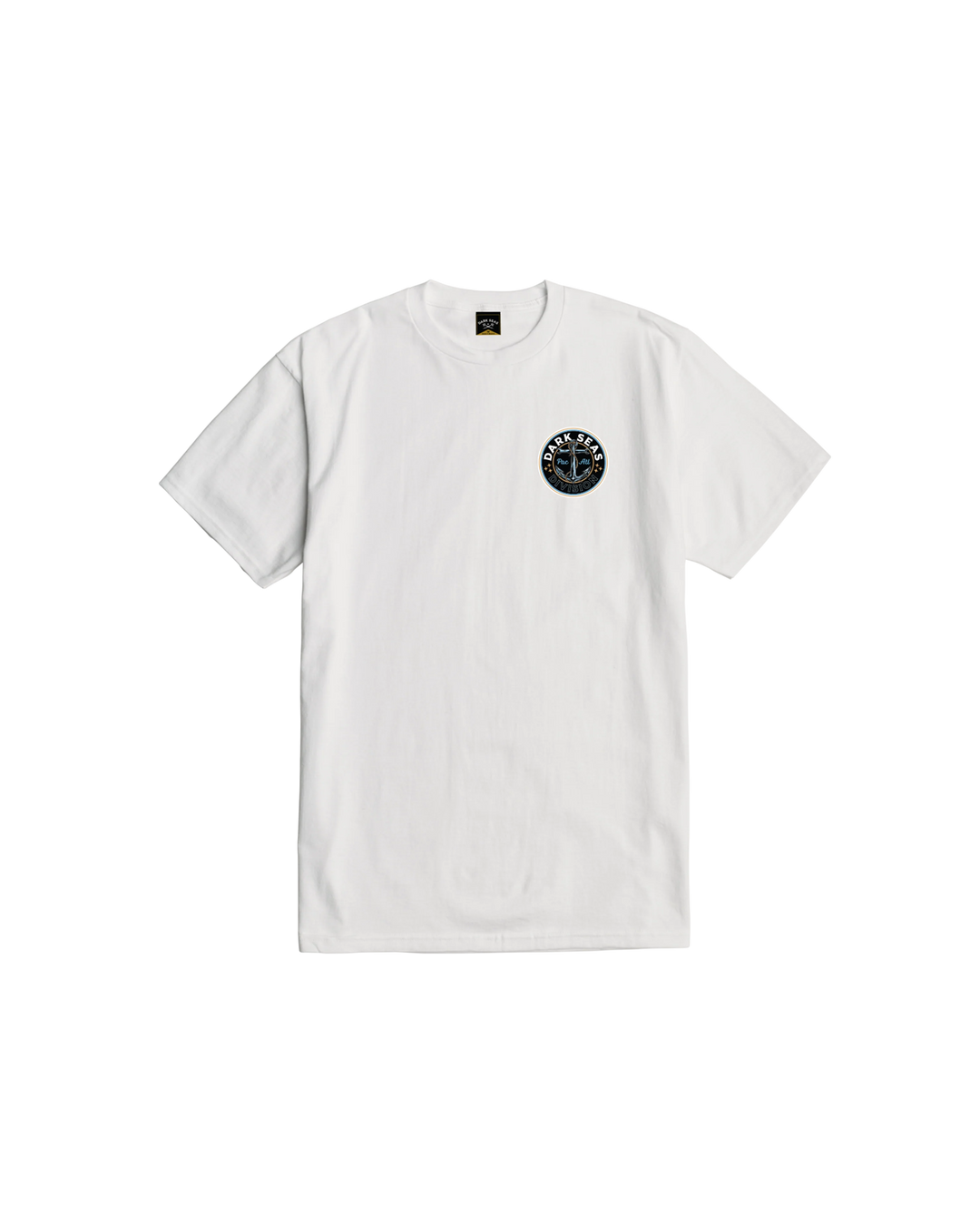 Dark Seas Men's Anchors Up Stock T-Shirt - Vintage White - Sun Diego Boardshop