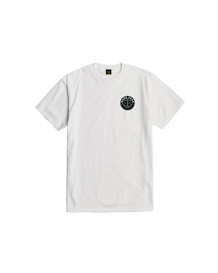 Dark Seas Men's Anchors Up Stock T-Shirt - Vintage White - Sun Diego Boardshop