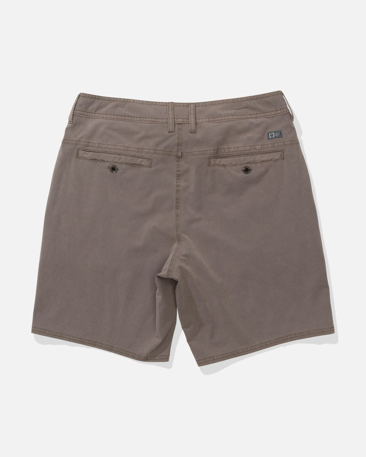 Salty Crew Men's Transom 19" Overdye Short - Dark Brown