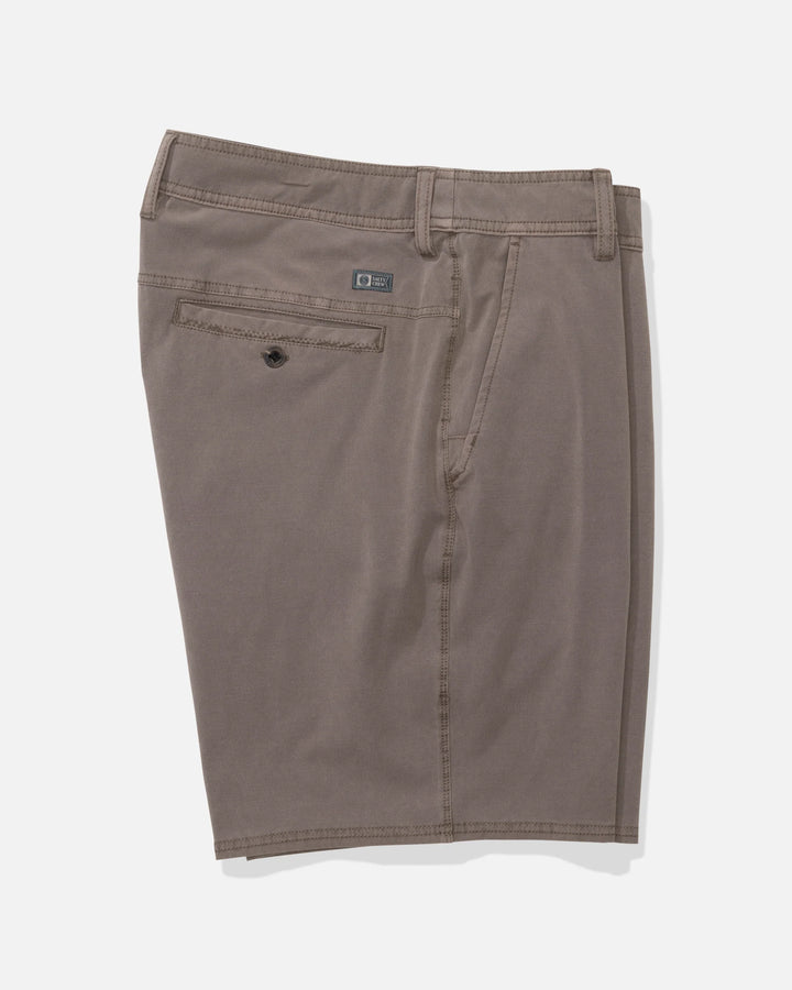 Salty Crew Men's Transom 19" Overdye Short - Dark Brown