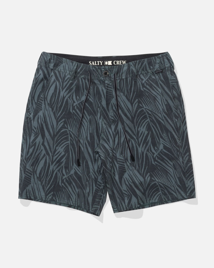 Salty Crew Men's Transom 19" Overdye Short - Washed Green