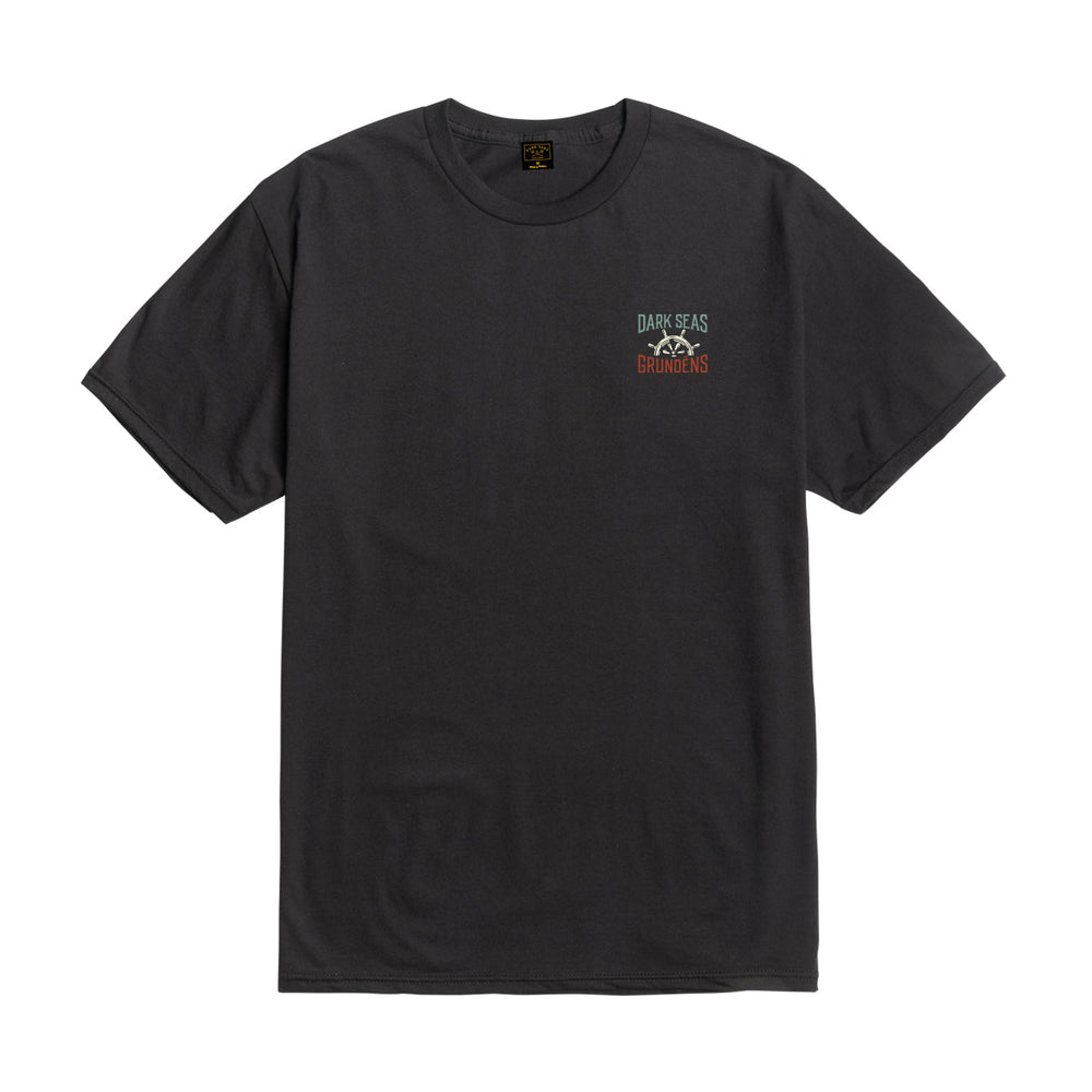 Dark Seas GREAT DEPTHS PREMIUM T-SHIRT - BLACK - Sun Diego Boardshop