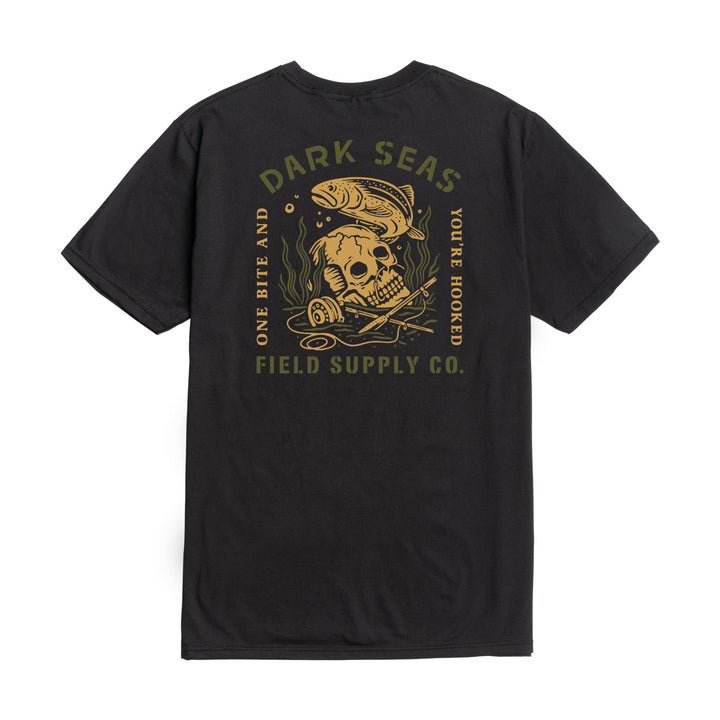 Dark Seas ONE BITE PREMIUM T-SHIRT - BLACK - Sun Diego Boardshop