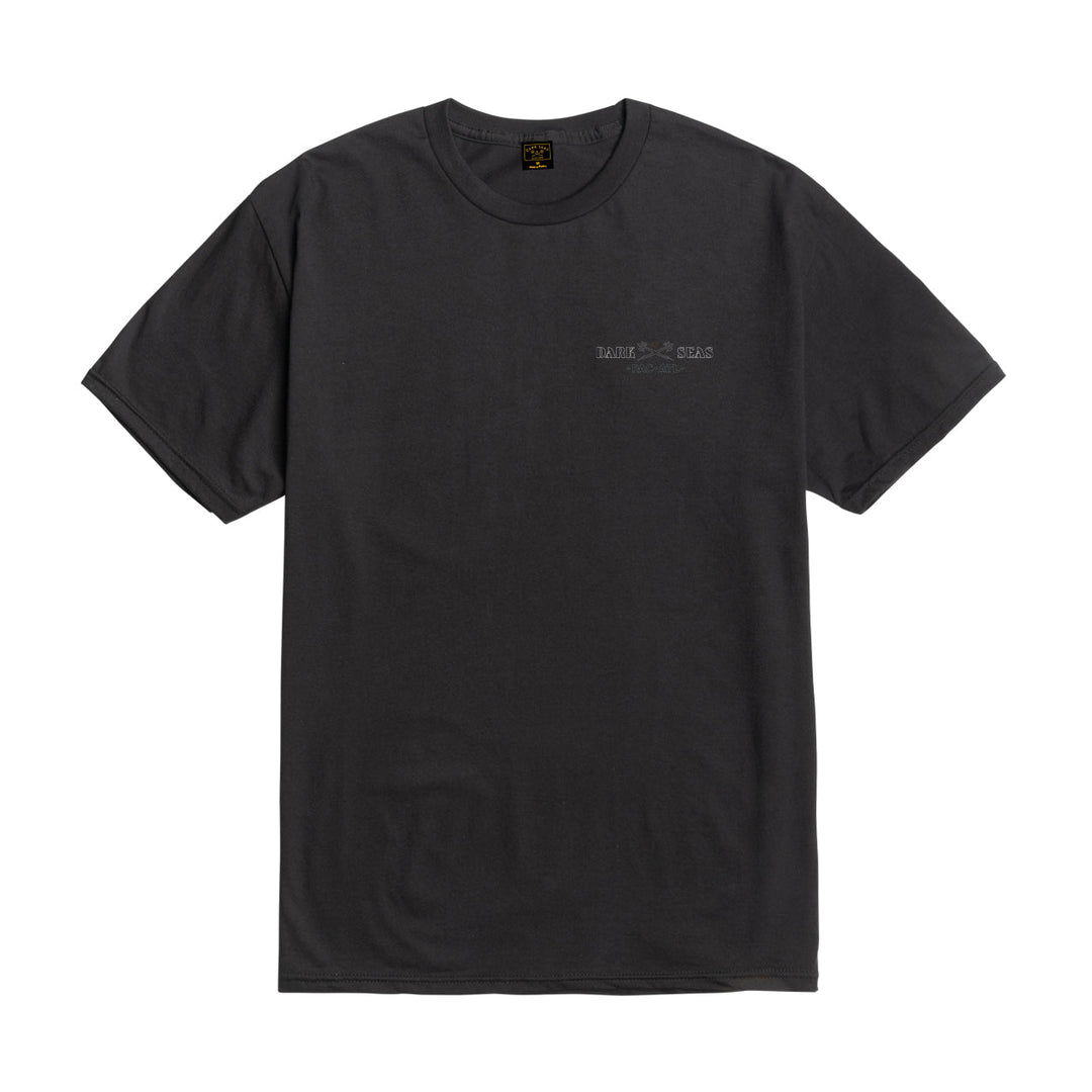 Dark Seas PINBACK PREMIUM T-SHIRT - BLACK - Sun Diego Boardshop