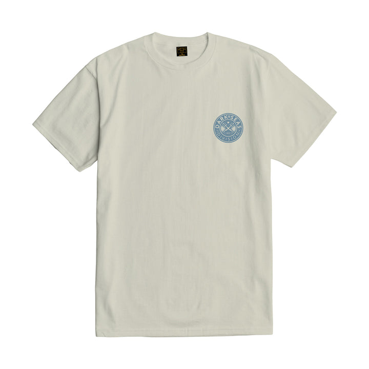 Dark Seas NAVIGATOR GRAVEL PREMIUM T-SHIRT - CREAM - Sun Diego Boardshop