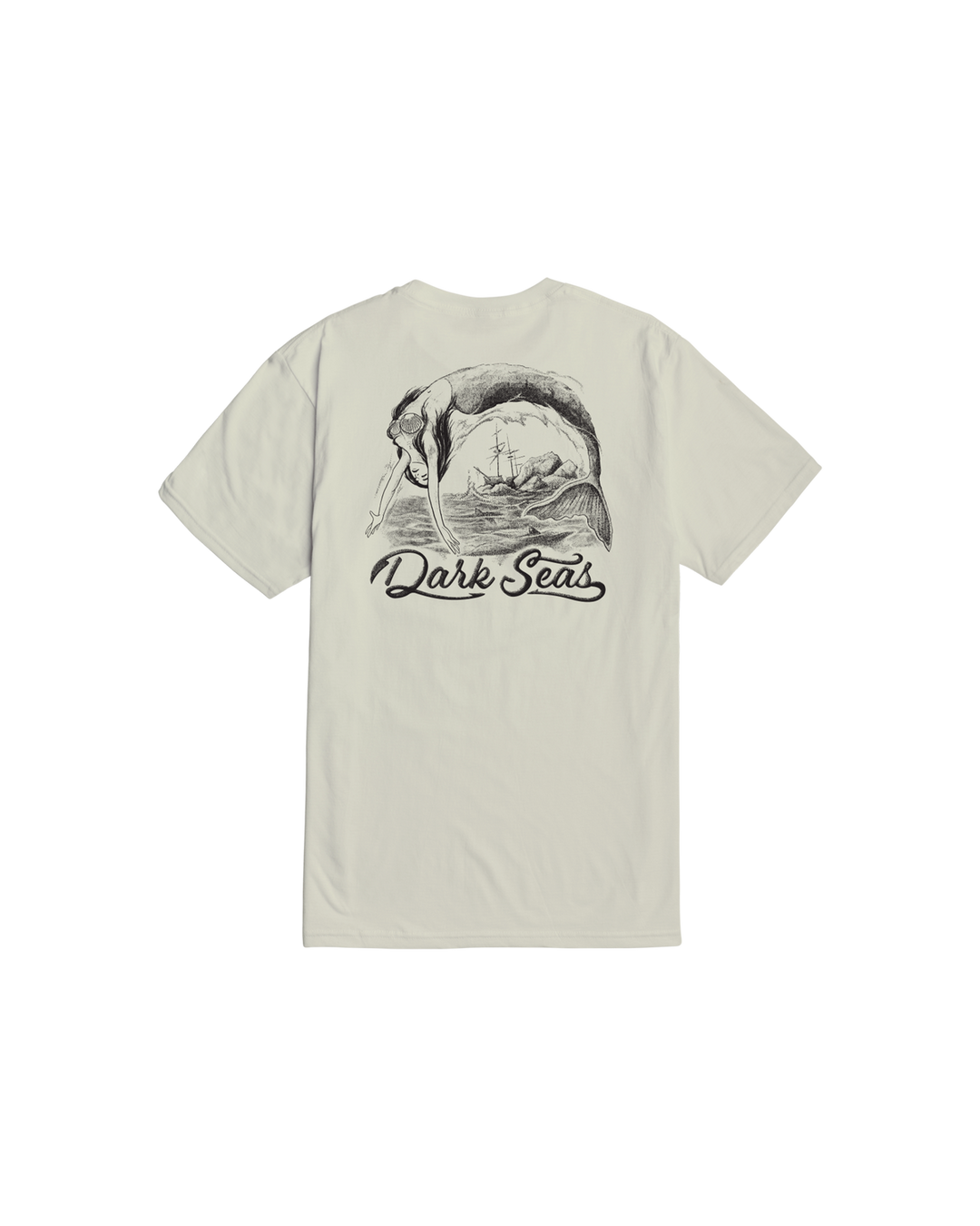 Dark Seas Deep Dive Premium T-Shirt - CREAM - Sun Diego Boardshop