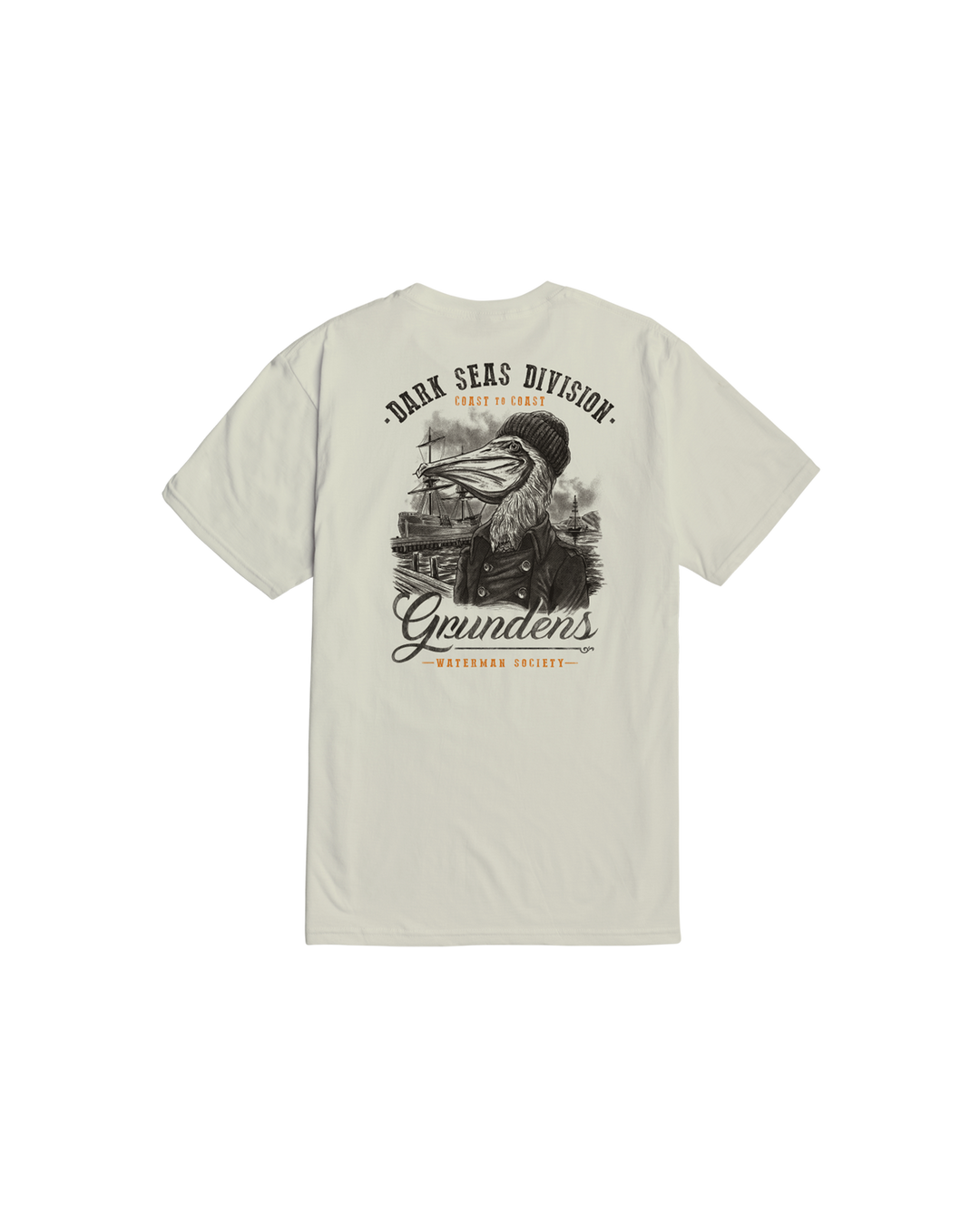 Dark Seas Portsmith Premium T-Shirt - CREAM - Sun Diego Boardshop