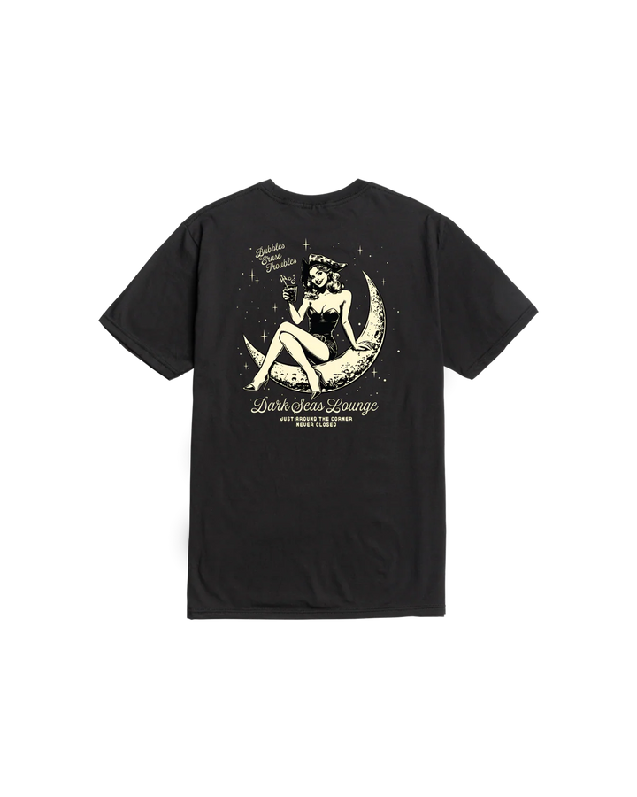 Dark Seas Moon Maiden Premium T-Shirt - Black - Sun Diego Boardshop