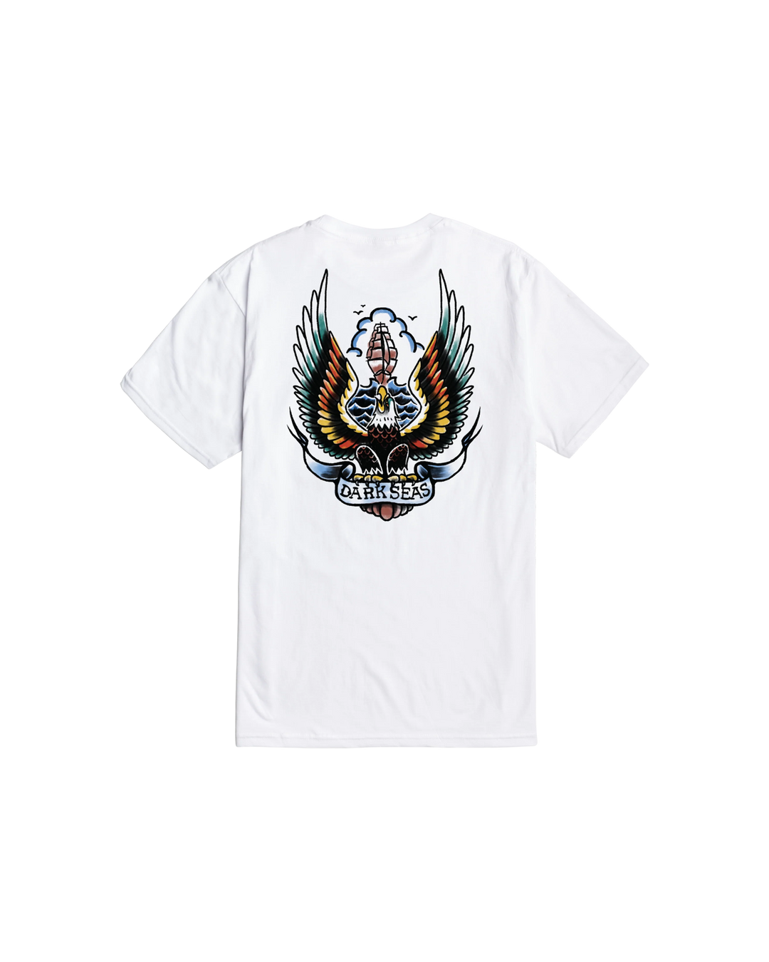 Dark Seas Men's Seagoing Soul Premium T-Shirt - White - Sun Diego Boardshop