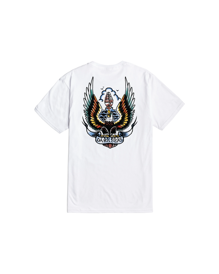 Dark Seas Men's Seagoing Soul Premium T-Shirt - White - Sun Diego Boardshop
