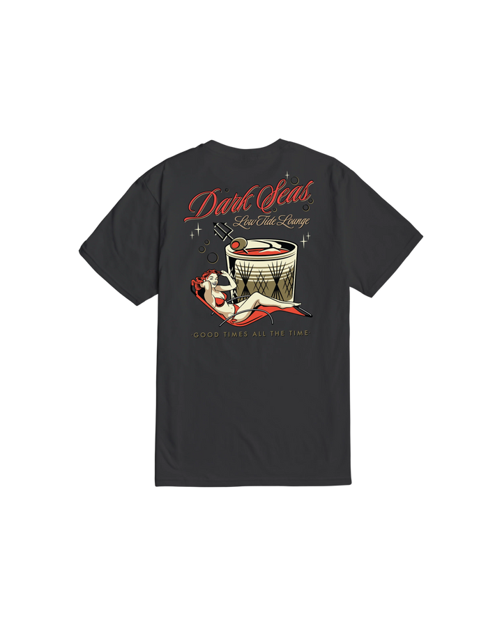 Dark Seas Men's After Hours Premium T-Shirt - Charcoal - Sun Diego Boardshop