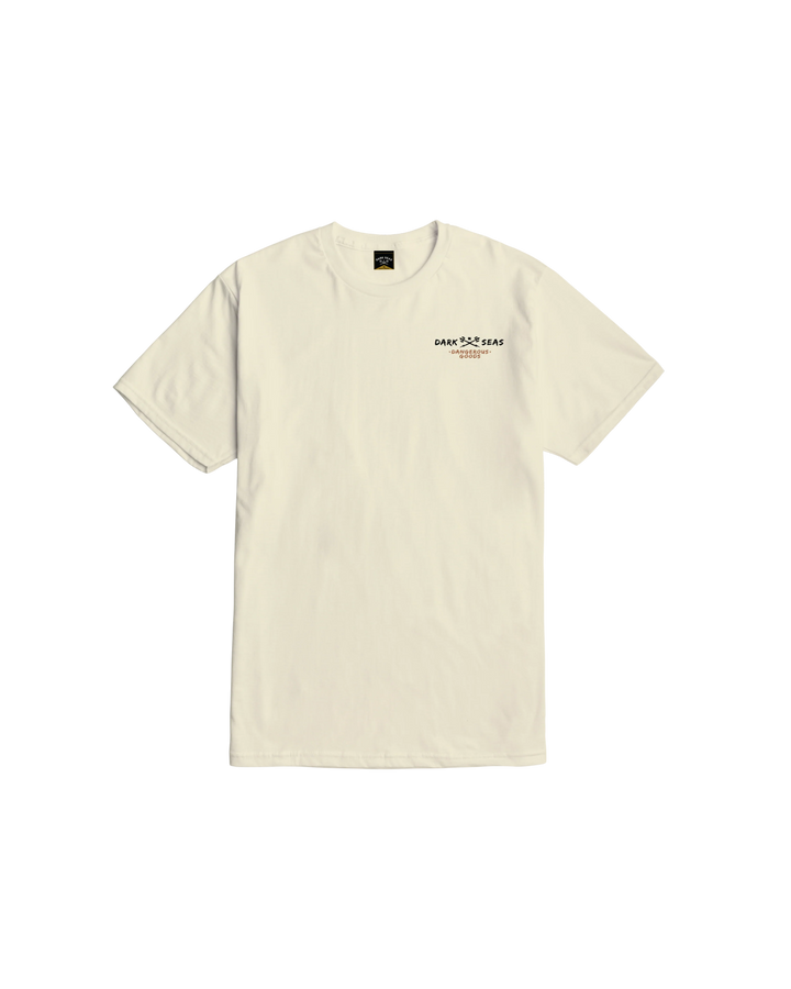 Dark Seas Men's Bite First Premium T-Shirt - Cream - Sun Diego Boardshop