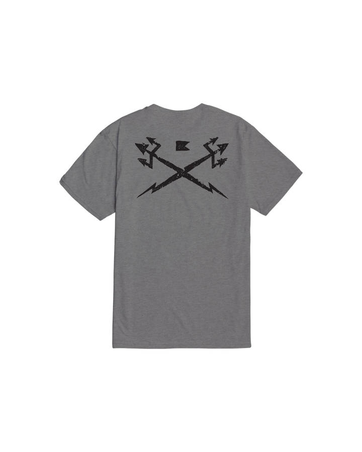 Dark Seas Wreckage Heavyweight T-Shirt - Storm Grey - Sun Diego Boardshop