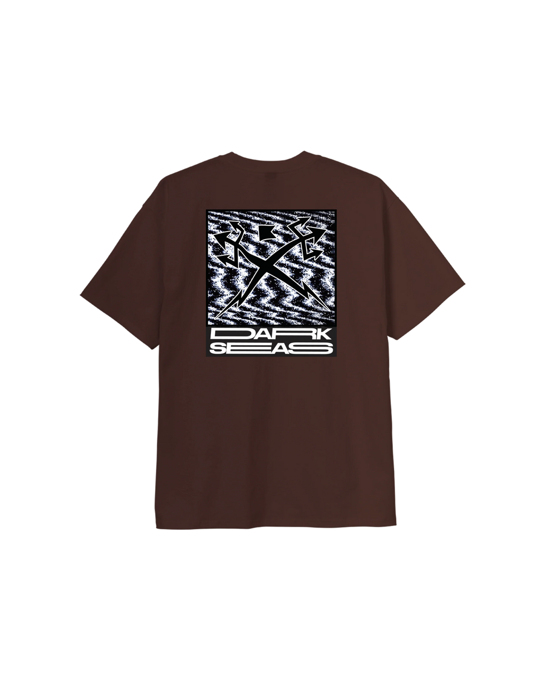 Dark Seas Men's White Noise Heavyweight T-Shirt - Java Brown - Sun Diego Boardshop