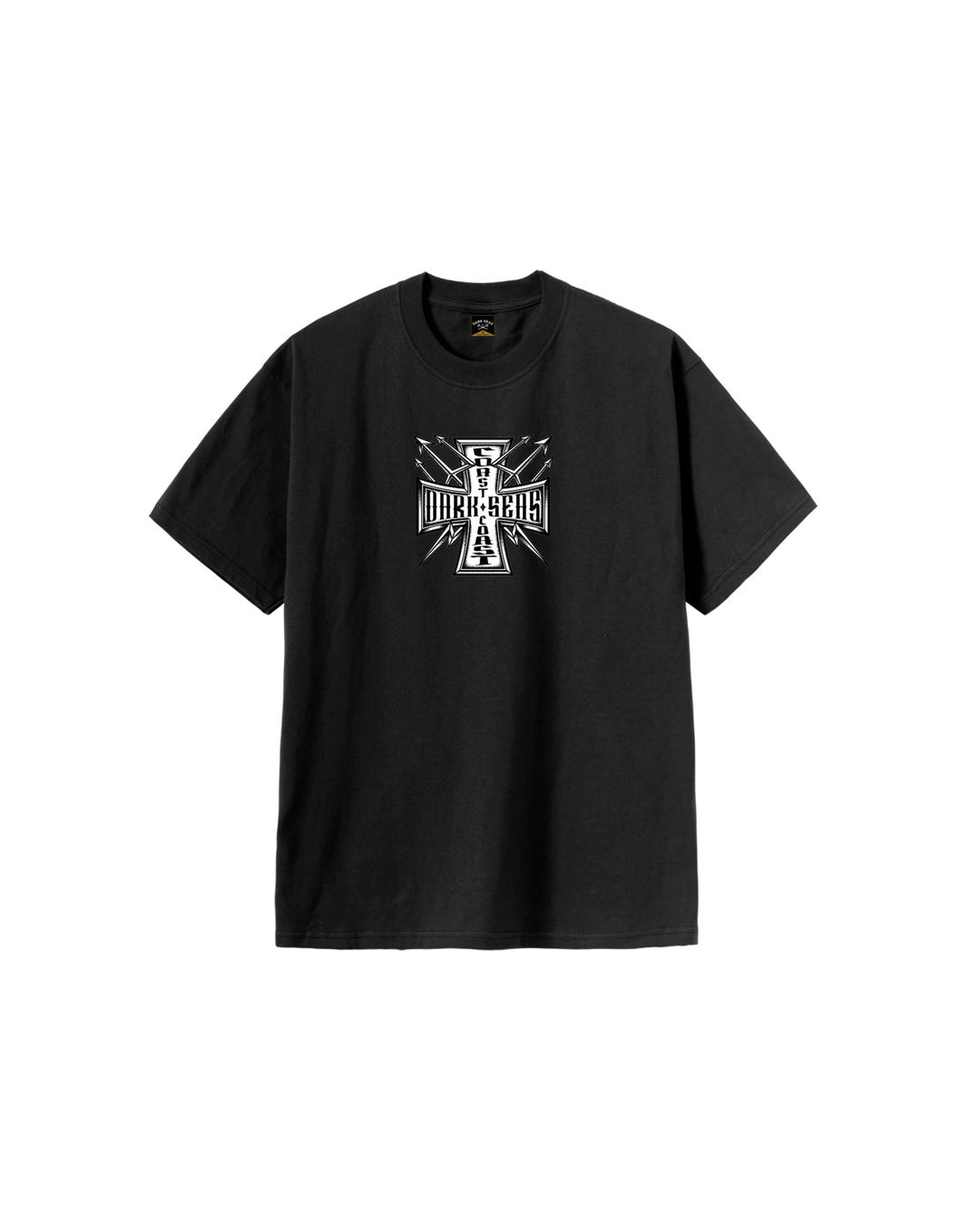 Dark Seas Men's Coast To Coast Heavyweight T-Shirt - Black - Sun Diego Boardshop