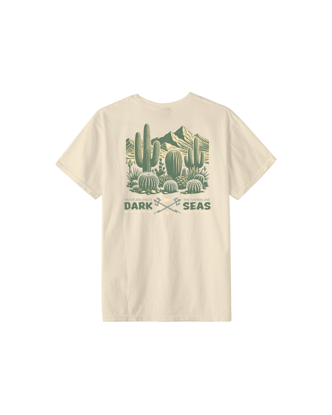 Dark Seas High & Dry Pigment T-Shirt - Tofu - Sun Diego Boardshop