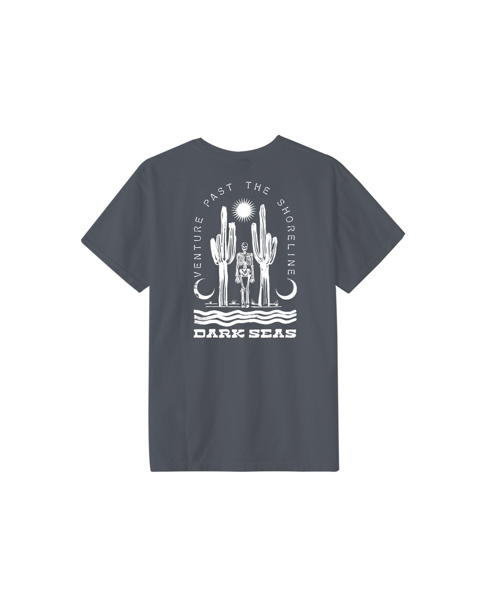 Dark Seas Reinforced Pigment T-Shirt - Dusty Black - Sun Diego Boardshop