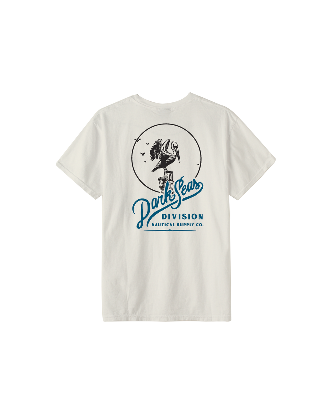 Dark Seas Advocate Pigment T-Shirt - Antique White - Sun Diego Boardshop