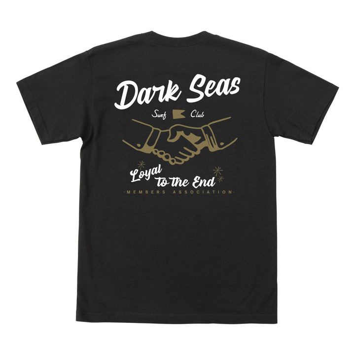 Dark Seas SPEAK EAZY POCKET T-SHIRT - BLACK - Sun Diego Boardshop