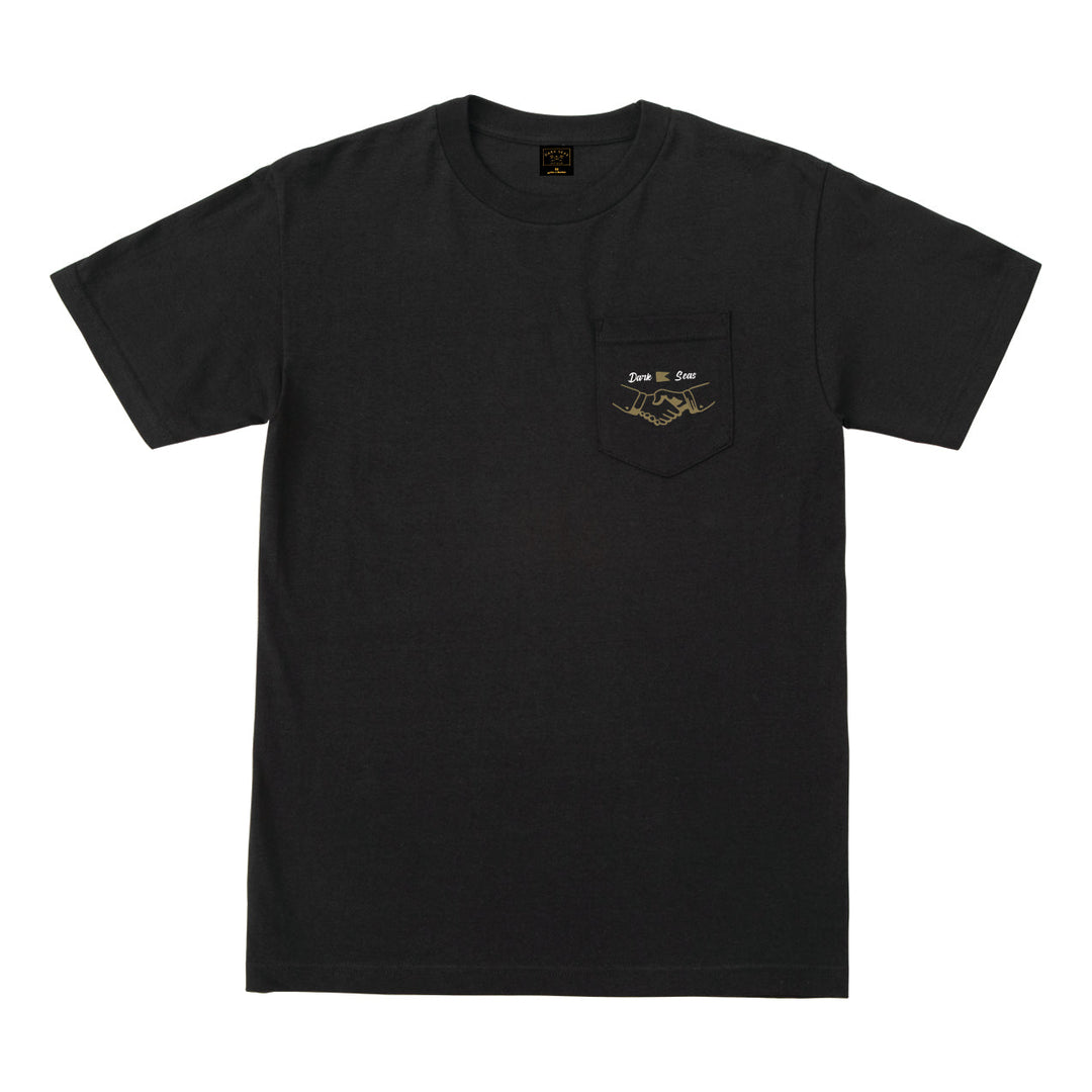 Dark Seas SPEAK EAZY POCKET T-SHIRT - BLACK - Sun Diego Boardshop