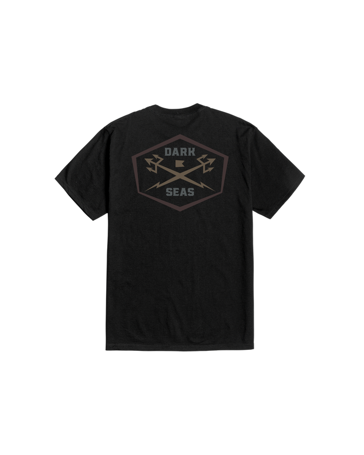 Dark Seas Pathfinder Pocket T-Shirt - BLACK - Sun Diego Boardshop