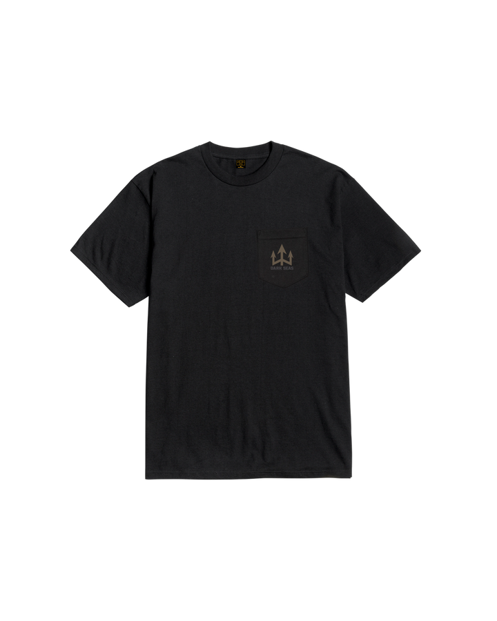 Dark Seas Pathfinder Pocket T-Shirt - BLACK - Sun Diego Boardshop