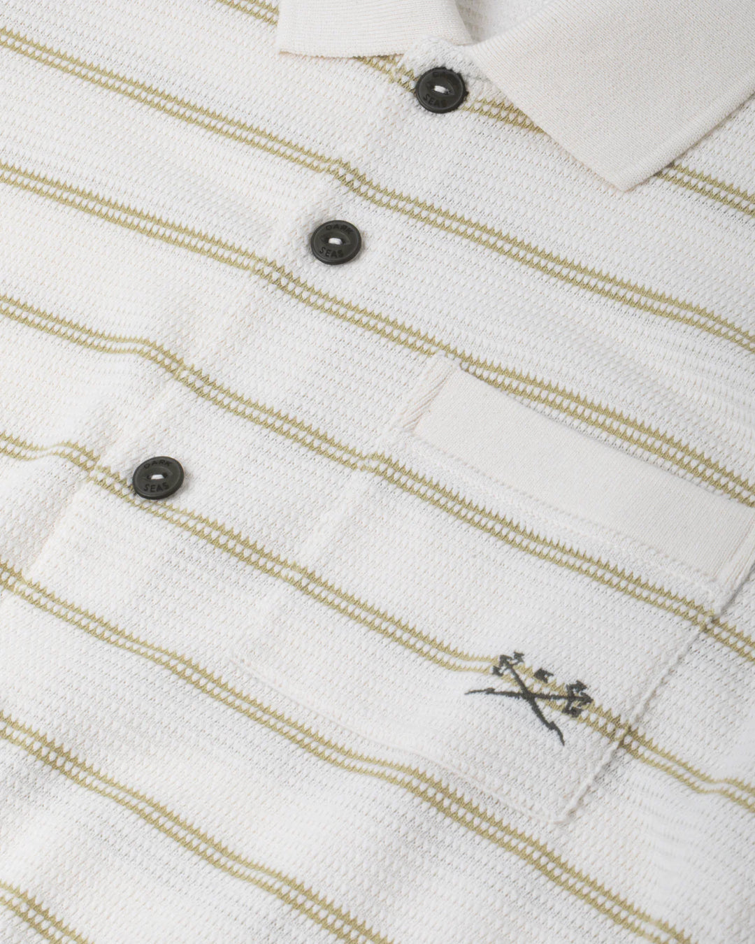 Dark Seas Shayne Polo - Off White - Sun Diego Boardshop