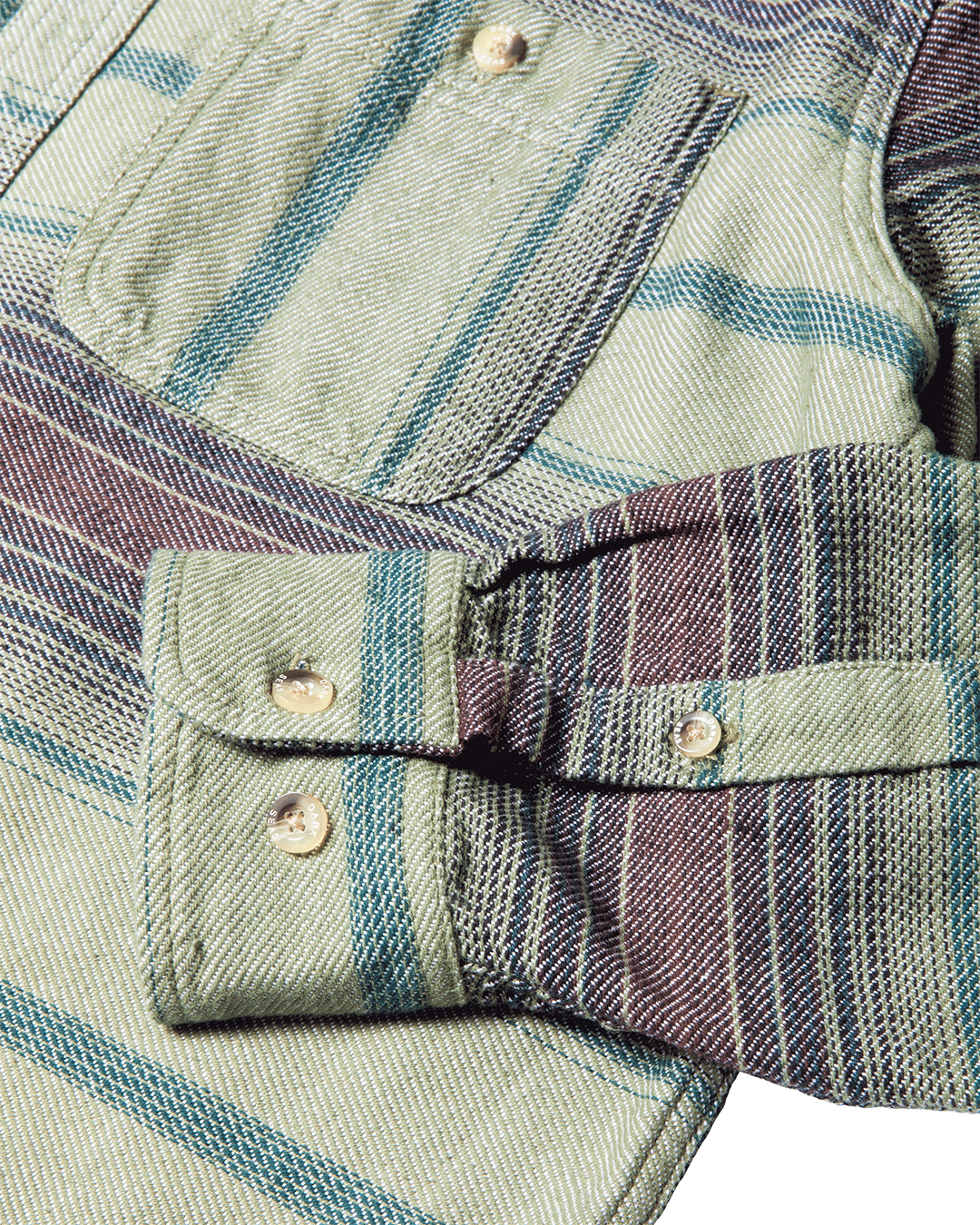 Dark Seas Summit Shirt - Brown/Olive