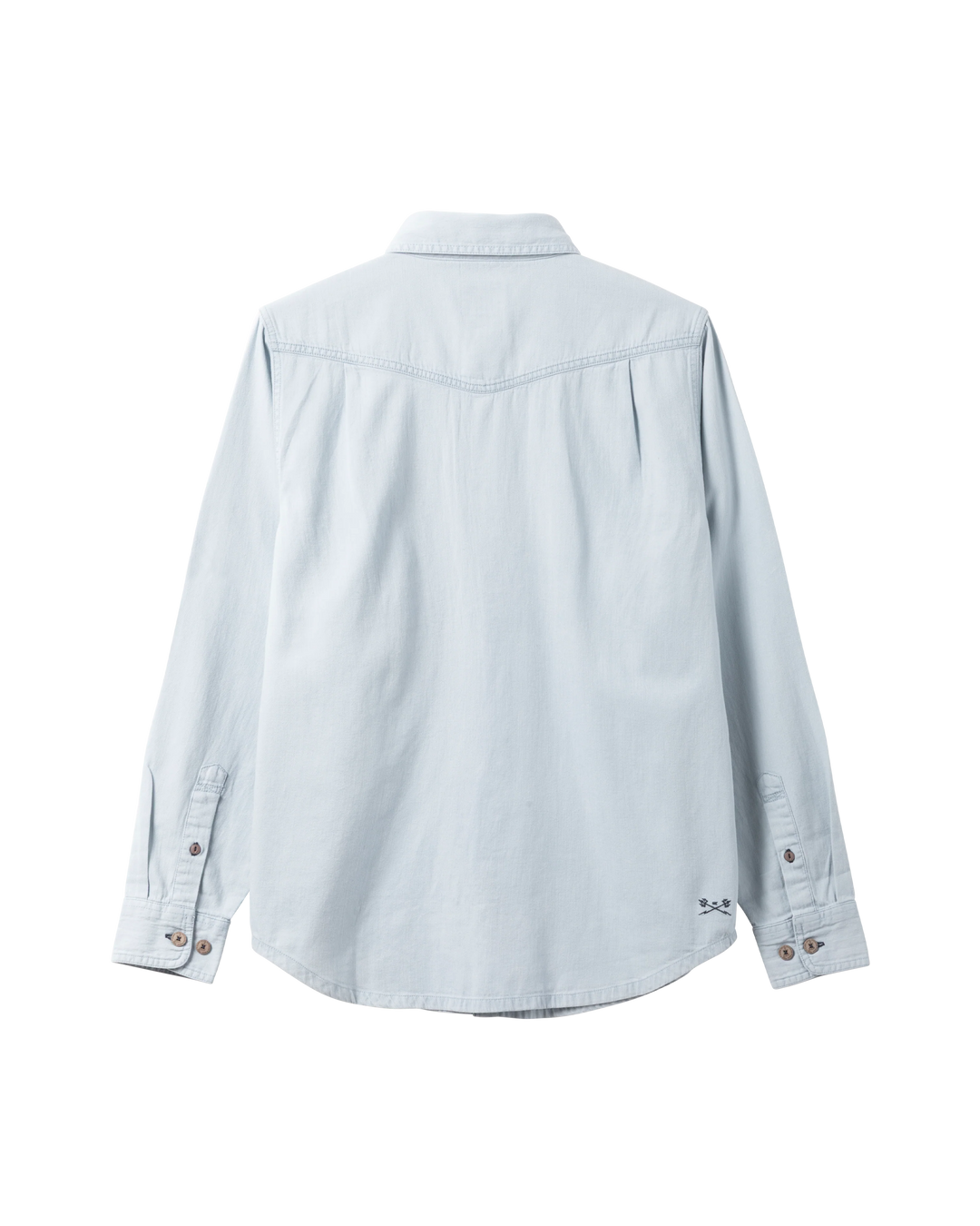 Dark Seas Men's Autry Long Sleeve Shirt - Light Indigo - Sun Diego Boardshop