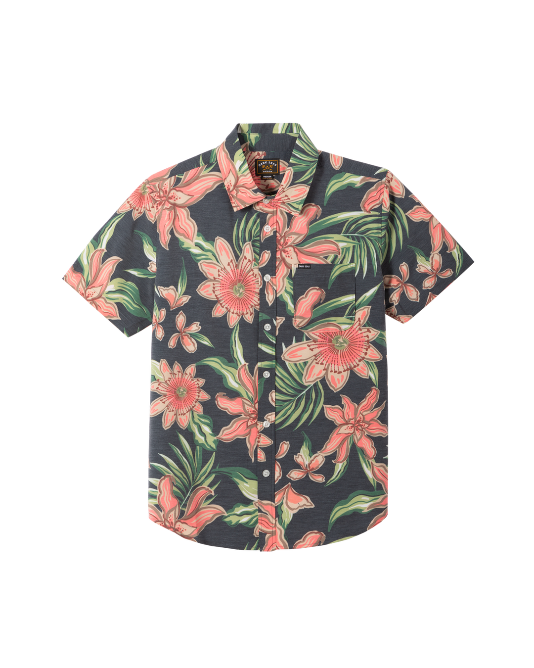 Dark Seas Warren Ss Shirt - Black - Sun Diego Boardshop