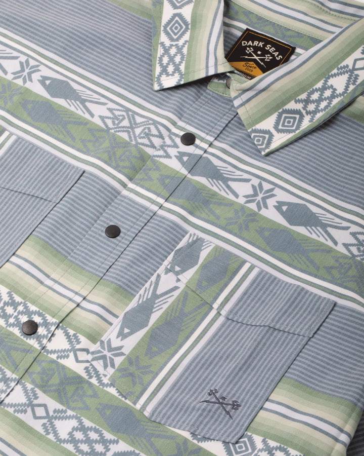 Dark Seas Roadrunner Short Sleeve Shirt - Storm - Sun Diego Boardshop