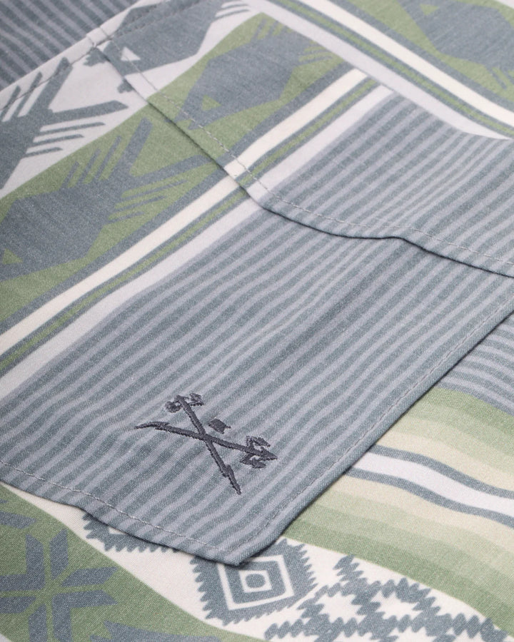 Dark Seas Roadrunner Short Sleeve Shirt - Storm - Sun Diego Boardshop