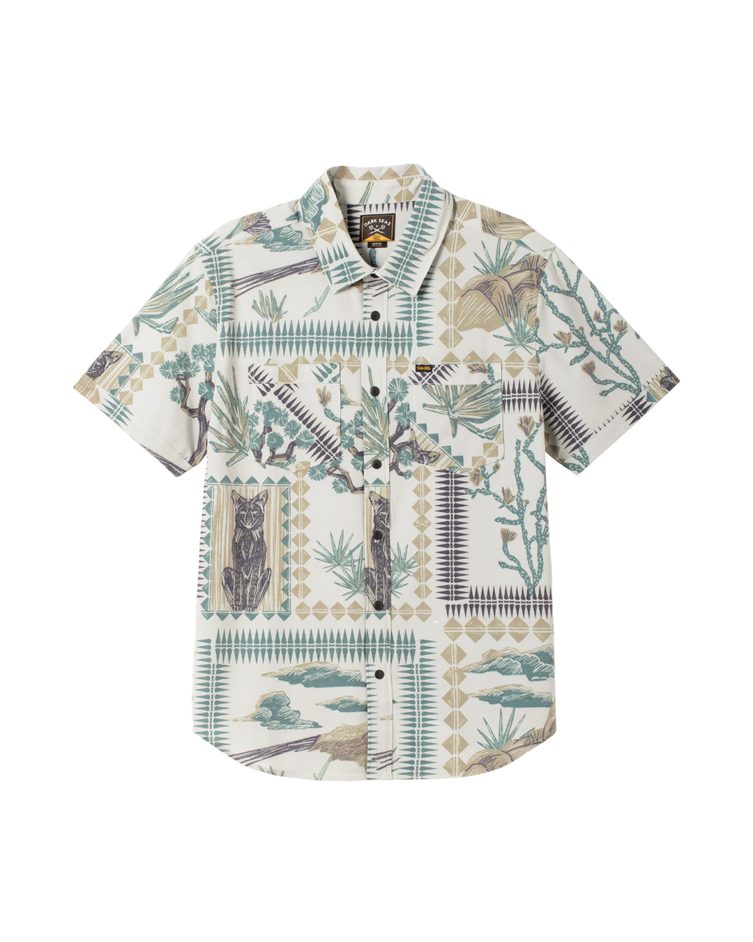 Dark Seas Men's Cottondale Short Sleeve Shirt - Khaki - Sun Diego Boardshop