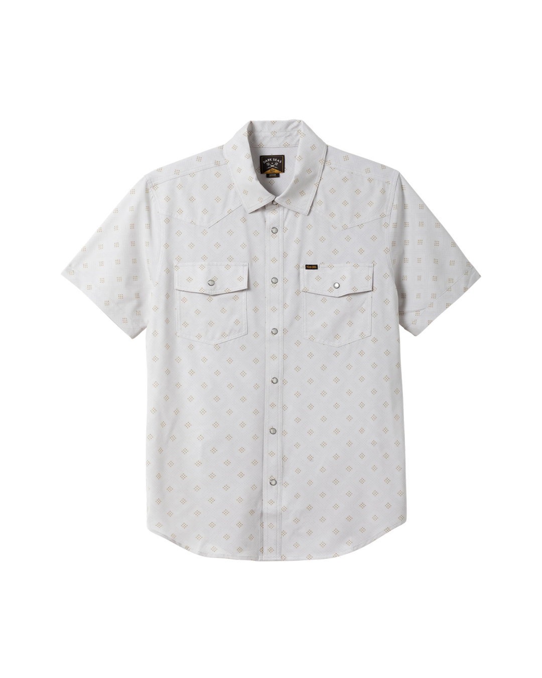 Dark Seas Men's Barton Short Sleeve UV Shirt - White - Sun Diego Boardshop
