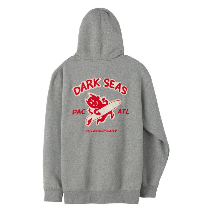 Dark Seas SALUD HEAVYWEIGHT SWEATSHIRT - HEATHER GREY - Sun Diego Boardshop