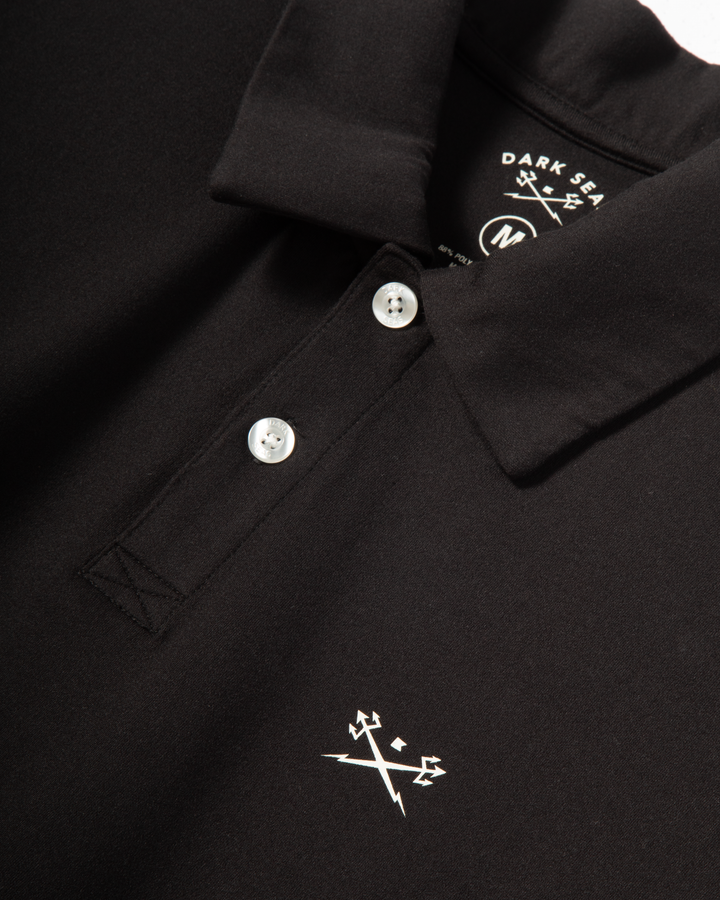 Dark Seas Bimini Polo - Black - Sun Diego Boardshop