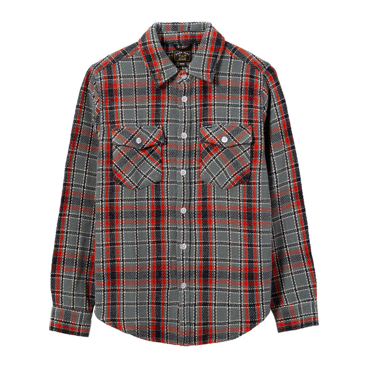 Dark Seas ELKHORN HEAVYWEIGHT FLANNEL - BLUE - Sun Diego Boardshop