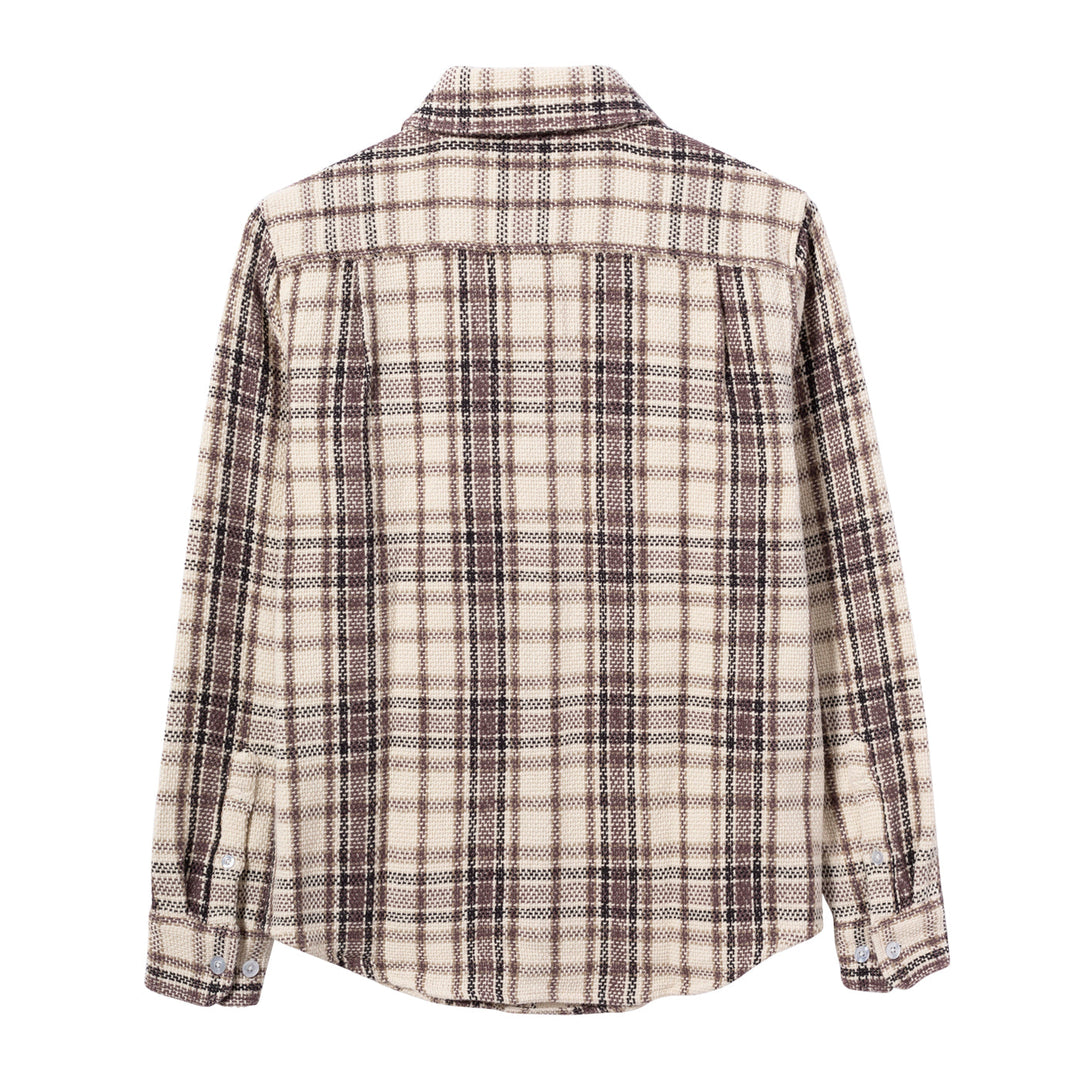 Dark Seas ELKHORN HEAVYWEIGHT FLANNEL - OFF WHITE - Sun Diego Boardshop