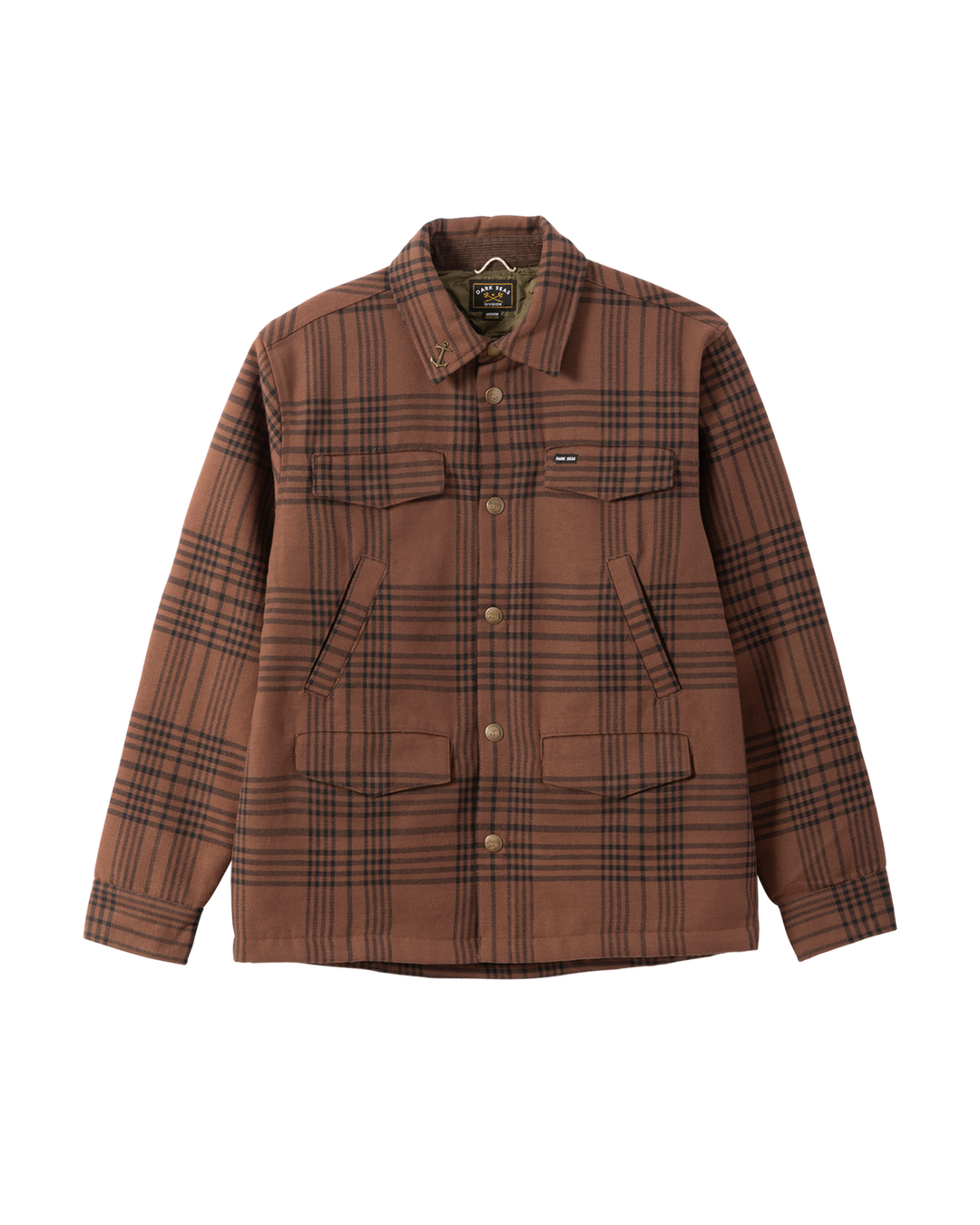 Dark Seas Zilker Shirt - Brown - Sun Diego Boardshop