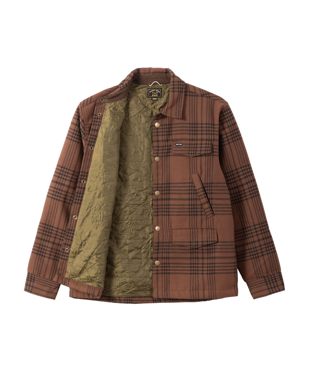 Dark Seas Zilker Shirt - Brown - Sun Diego Boardshop