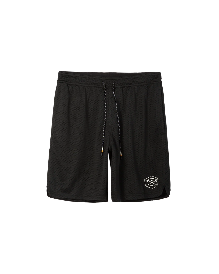 Dark Seas No Sweat Mesh Short - Black - Sun Diego Boardshop