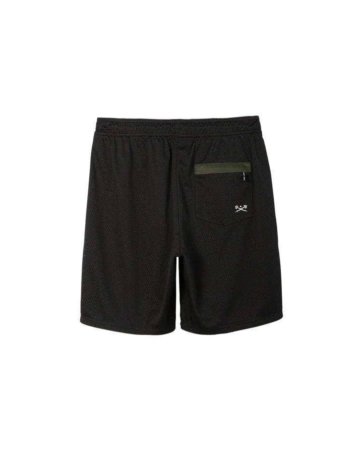 Dark Seas No Sweat Mesh Short - Black - Sun Diego Boardshop